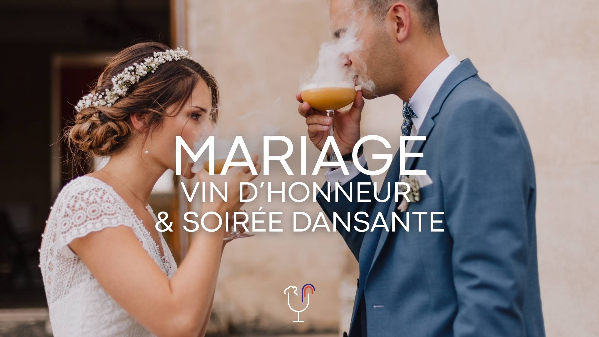 Service de cocktails clé en main pour le vin d'honneur de votre mariage dans la drôme