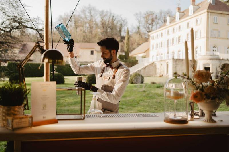 Barman à domicile pour cérémonie laïque de mariage à Lyon 