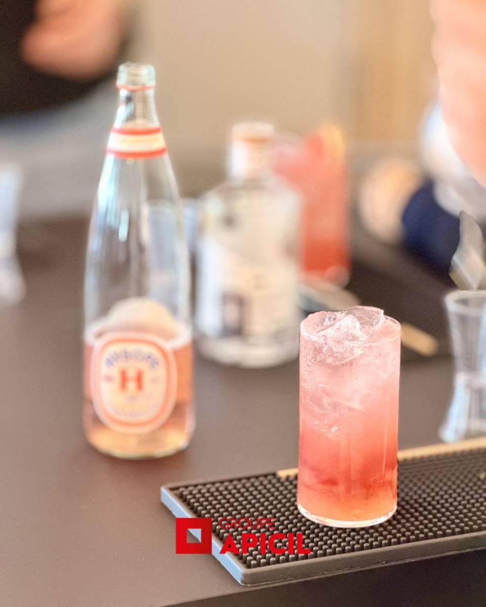 Kit cocktails offert aux participants pour reproduire les recettes chez soi