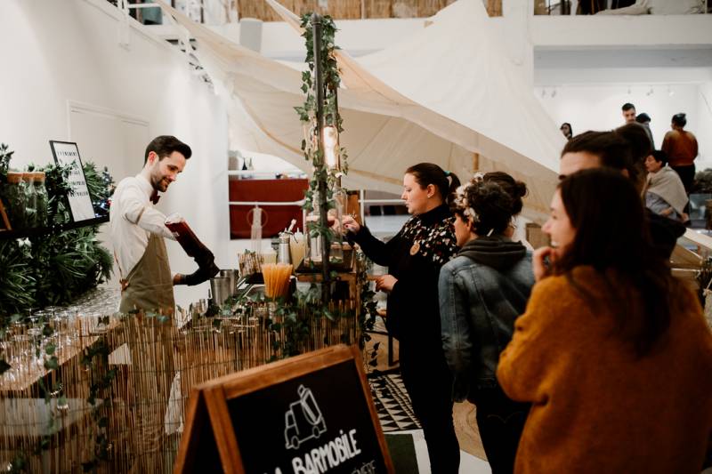 Bar à cocktails évènementiel pour le vin d’honneur de votre mariage dans la Drôme 