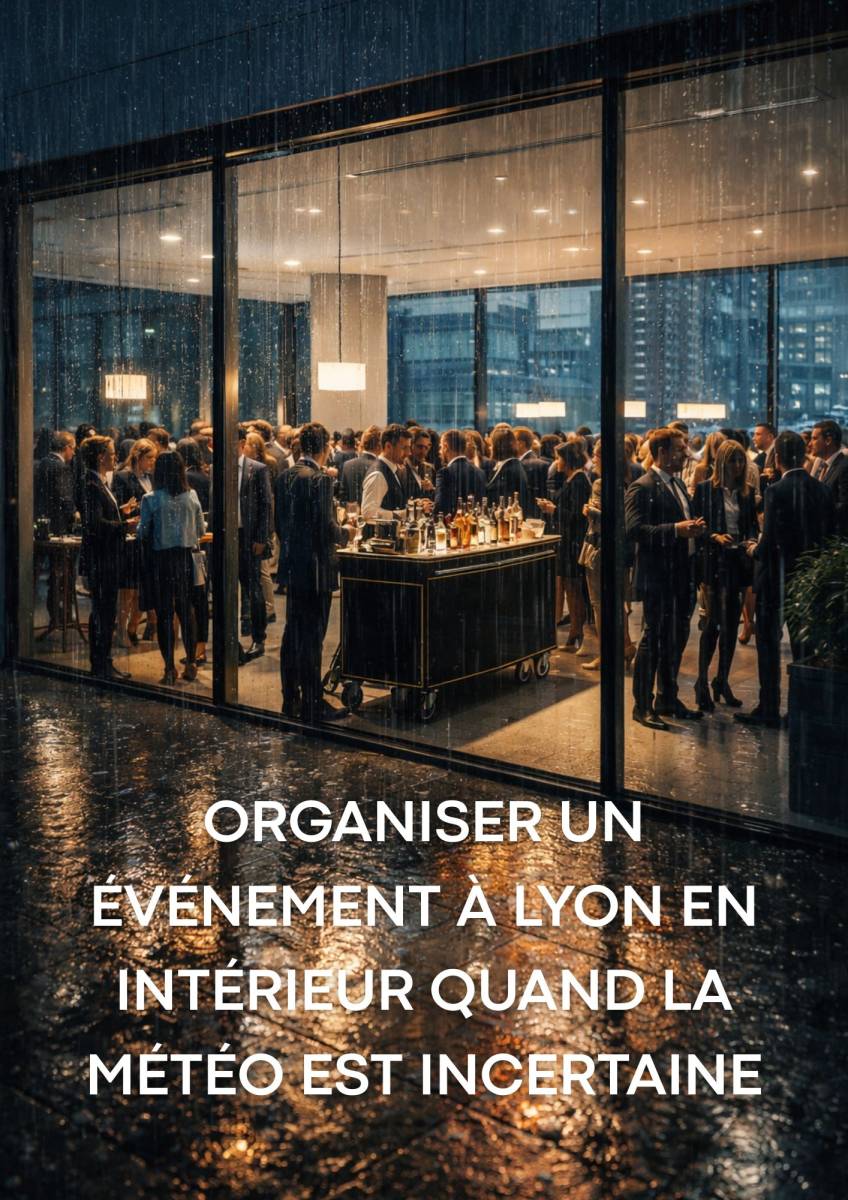 Organiser un événement à Lyon en intérieur quand la météo est incertaine