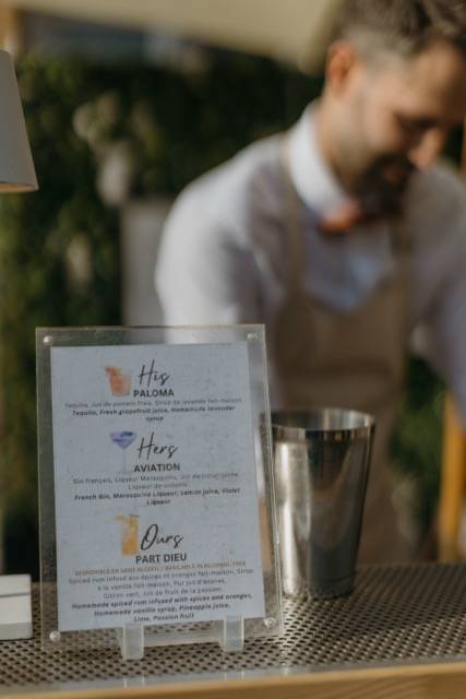 Un mariage pétillant aux saveurs uniques
