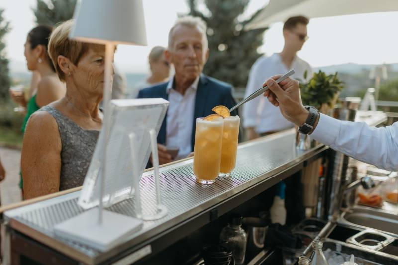 Mixologie événementielle pour un mariage à la montagne