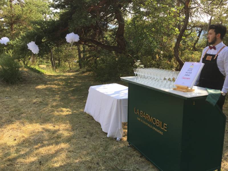 Bar à cocktails mobile pour votre événement privé à Bourdeaux