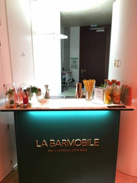 Bar à cocktail pour stand événementiel à Lyon
