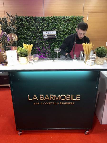 Animation bar éphémère pour la soirée VIP de Twitch au centre des congrès de Lyon