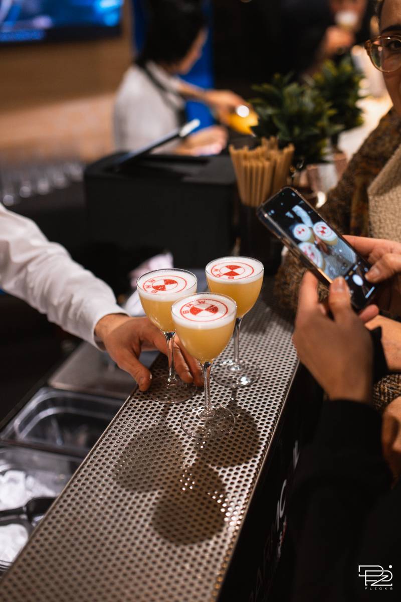 bar à cocktails et impression sur mesure sur cocktail à Lyon