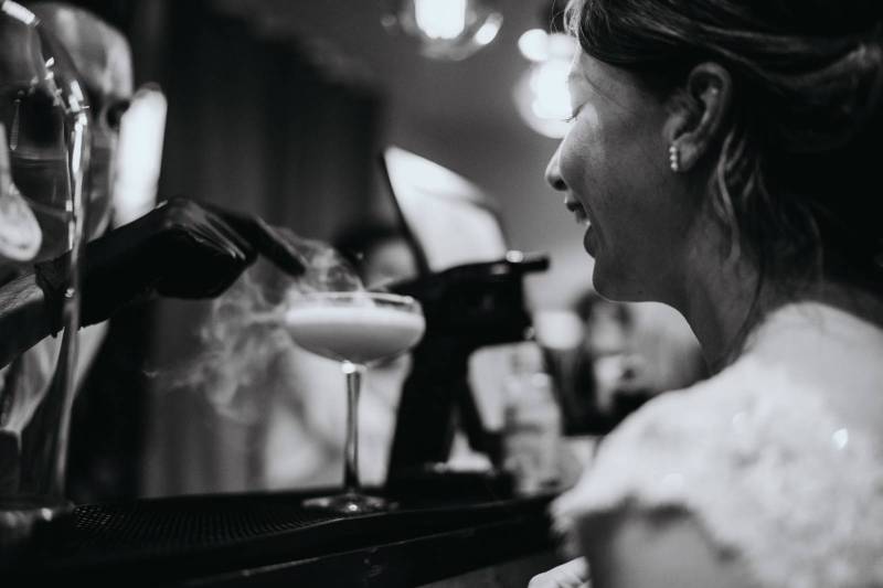 Jeux mariage insolite à Lyon avec une animation cocktail