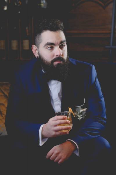 Service de cocktails à domicile pour les mariés au château chapeau cornu à Vignieu