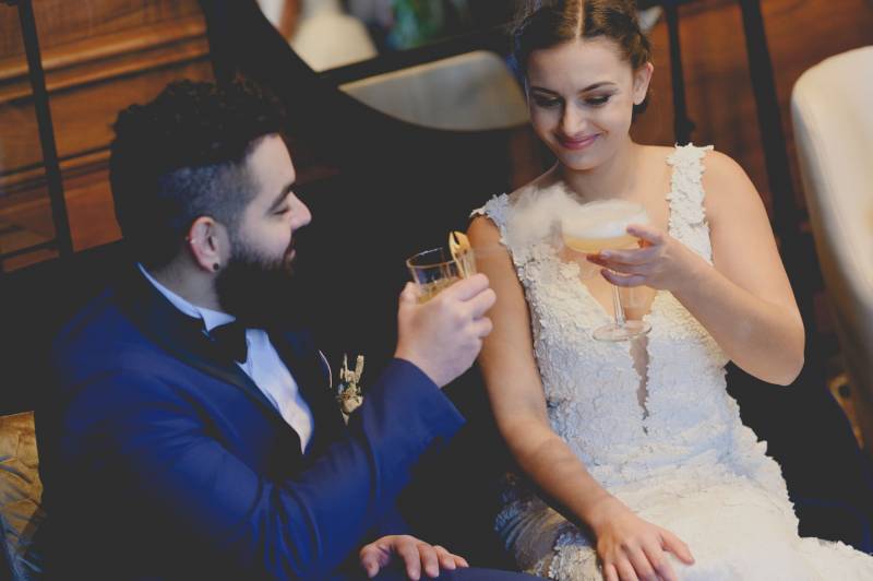 Organisation d'une journée de shooting d'inspiration au château chapeau cornu à Vignieu en Isère