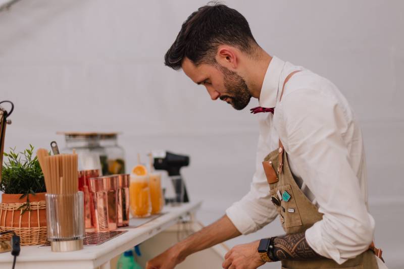 Service de barman et mixologie pour l'organisation de votre mariage en Isère